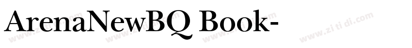 ArenaNewBQ Book字体转换